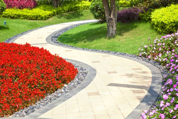 Garden Walkway Installation in Newport Beach