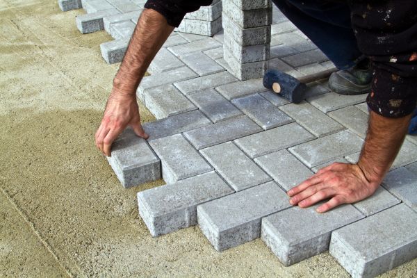 Concrete Paver Installation in Newport Beach