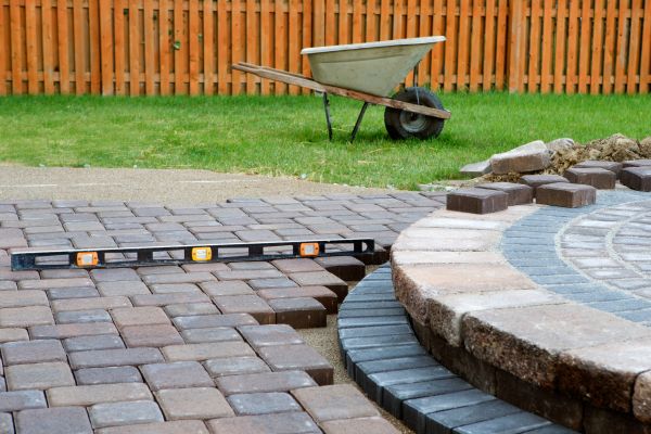 Brick Paver Patio Installation in Newport Beach