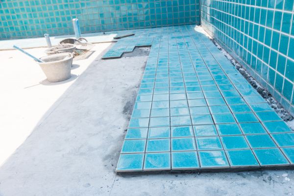 Pool Flooring Installation in Newport Beach
