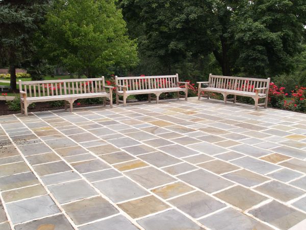 Slate Patio Installation in Newport Beach