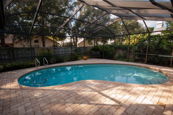 Pool Area Paving in Newport Beach